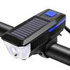 3 Modes Solar Bicycle Light Power Display Bike Front Lamp Mountain Road Bike Front Lamp  Work