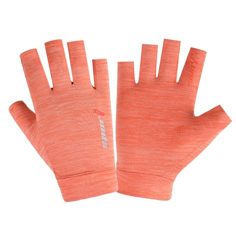 

Солнцезащитные перчатки Мужские Летние Пальцы Открыты и Тонкий Ледяной Шелк Вождение Женские Два Пальца Едят Курицу Рыбалка Половина Пальцев Езда Доставка Райдер average size