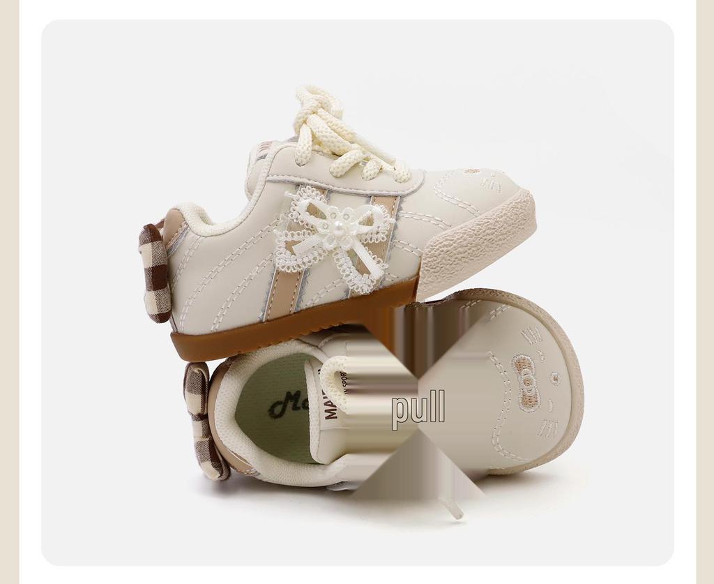 2026 Spring Baby Girls' Cute Fashion Non-slip Pre-walking Soft Sole Casual Shoes