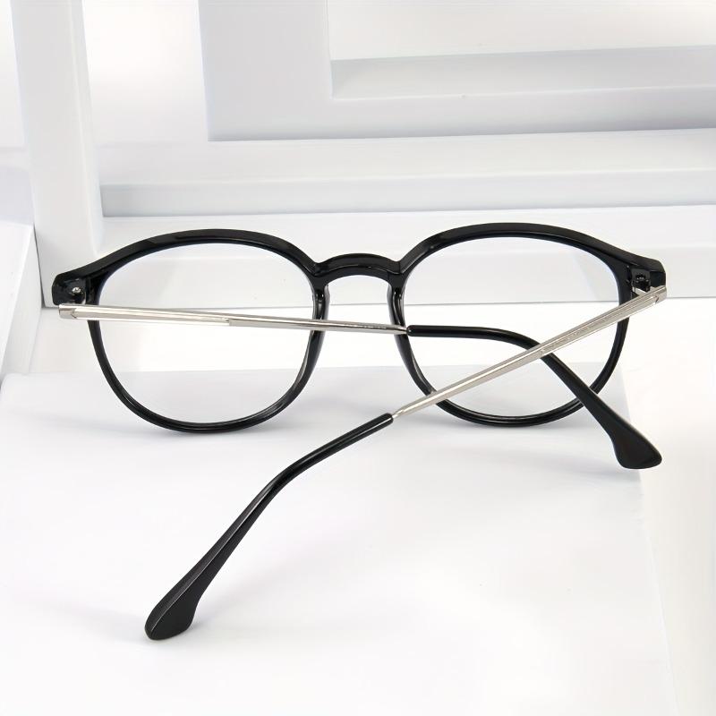 New Minimalist Round Frame Anti Blue Light Glasses Fashionable and Versatile Flat Light Glasses