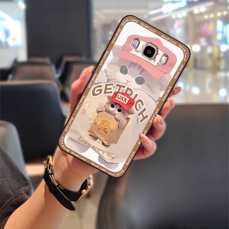 Full wrap Anti-dust Phone Case For Samsung Galaxy J510/J5 2016/J5108 Shockproof Soft case Graffiti Phone Pouch Couple