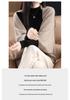 2023 Autumn/Winter Women's Batwing Sleeve Cashmere Shawl: Loose Knit Lazy Style Wool Coat & Multifunctional Scarf