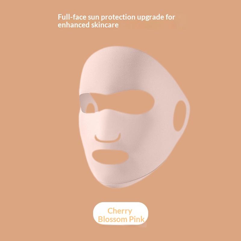 Adjustable Thin Ice Silk Mask Summer Face Cover UV Protection Breathable for Fitness Cycling Sport