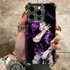 Anime Fushiguro Toji JUJUSU Soft Phone Case For iPhone 15 16 17 Air 14 Pro Max 16E Plus 13 12 Mini Plating Anti-Fall Fundas