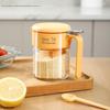 Glass Spice Jar With Built-In Spoon & Handle, Airtight Seasoning Container, Food-Grade Salt Sugar Storage Canister For Kitchen