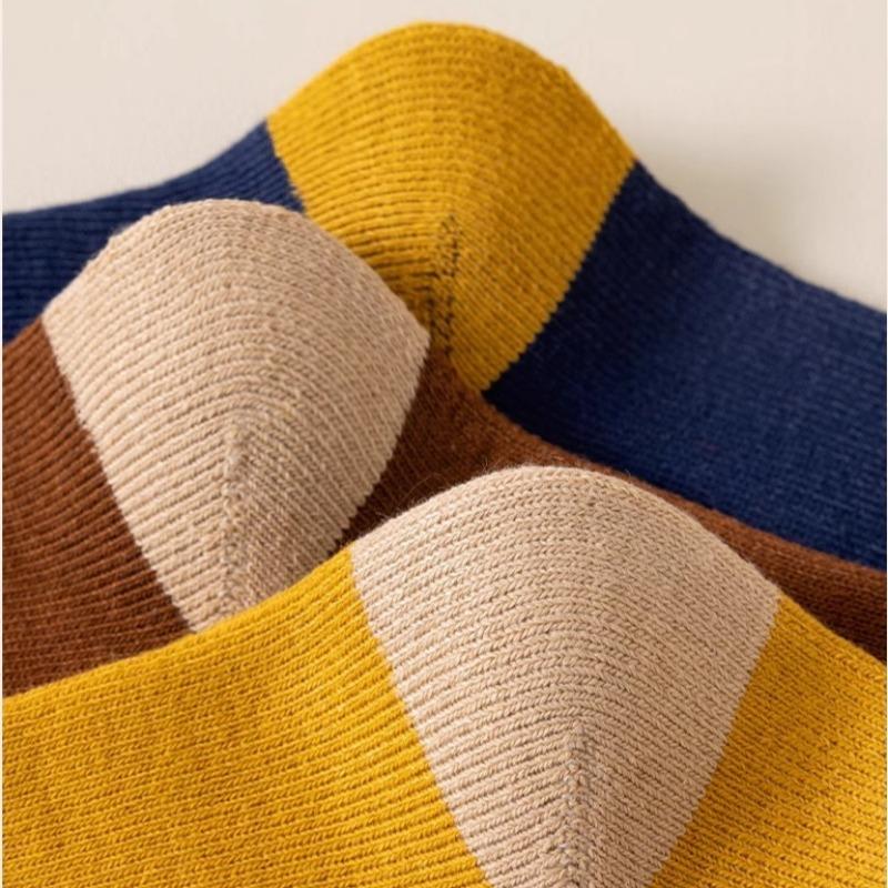 Women's Mid-tube Socks Autumn and Winter Long Socks Terry Socks Winter Plus Velvet Thick Warm Cotton Socks