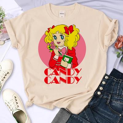 Candy Candy T-shirts Women Streetwear Summer Japanese Tshirt Female Y2k Manga Harajuku Clothes