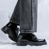 New British leather shoes casual shoes increase height commuting fashion trend versatile platform derby shoes 3136-R