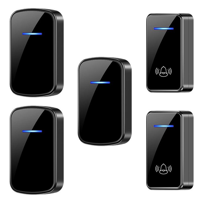 Wireless Doorbell for Home: Battery & DC Powered, No Plug-in, Supports Multiple Callers.