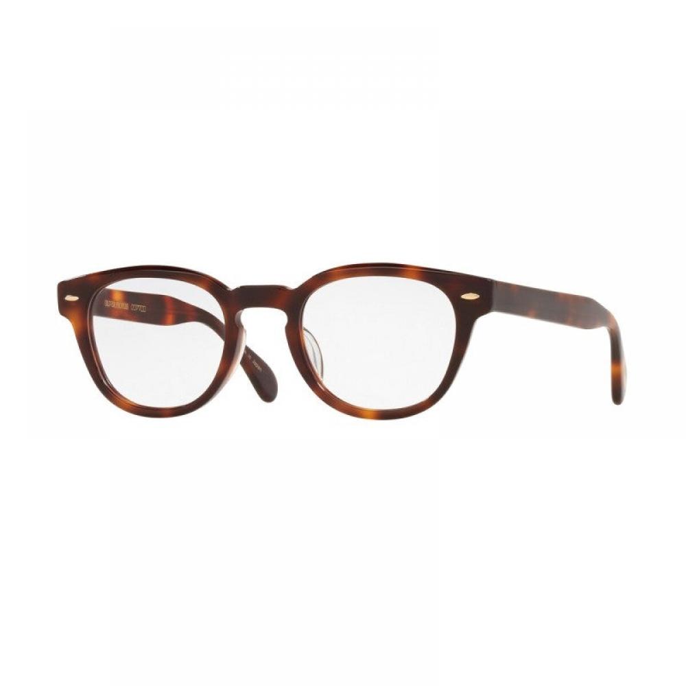 

Oliver Peoples Unisex 47 мм коричневые оптические очки цвета темного красного дерева