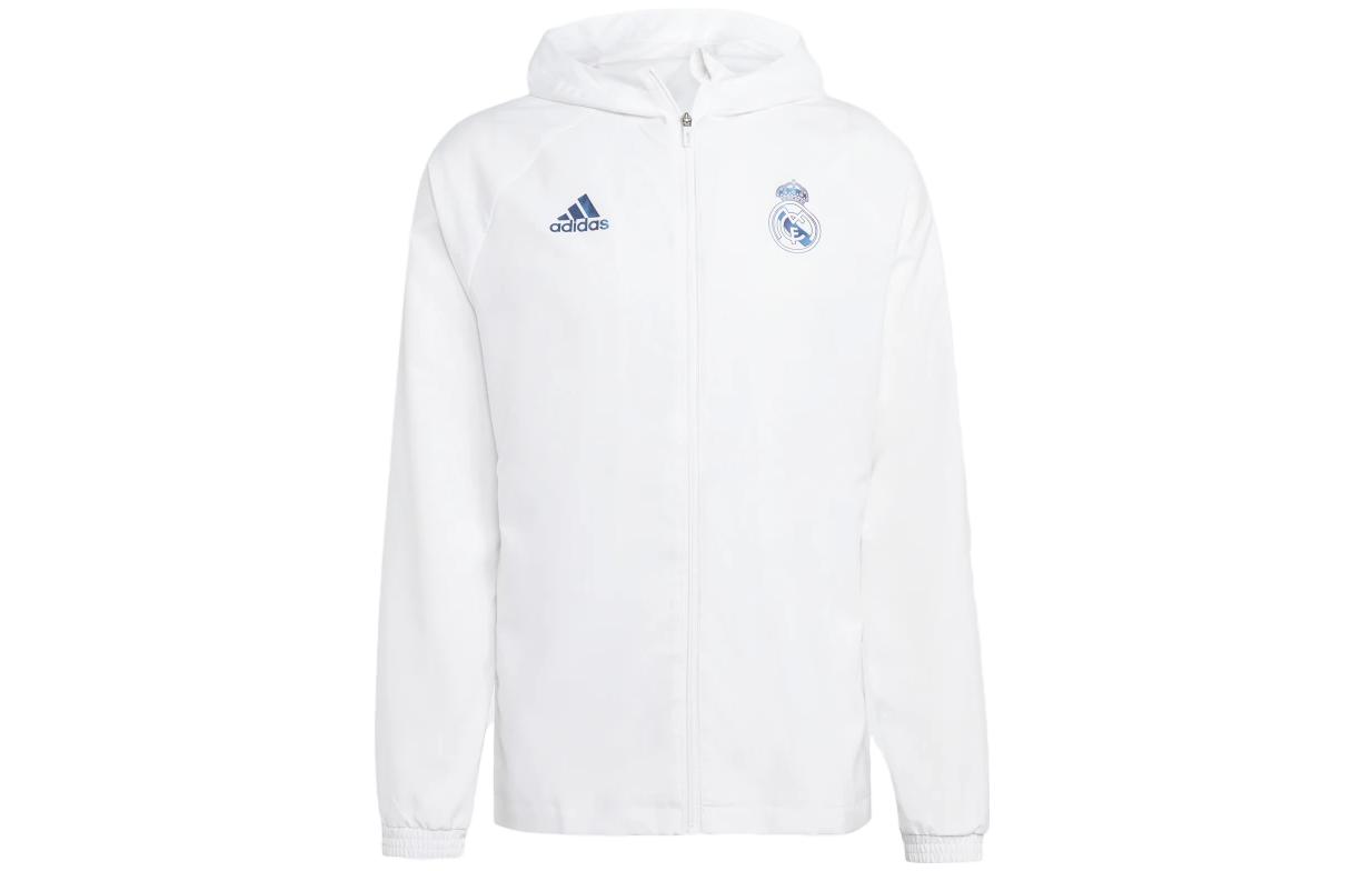 Adidas Jackets Men s White Hooded Moderate Other HT6459 S