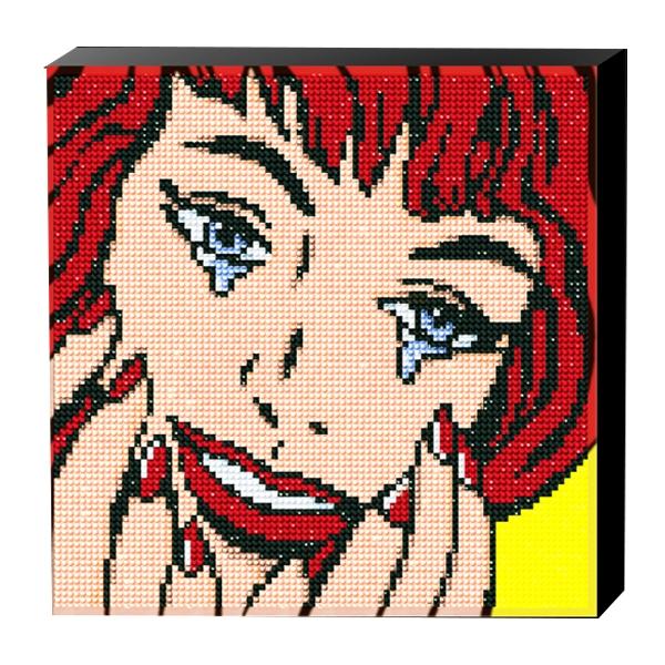

Корейская игрушка 25 25 типа Canvas Cross Happy Tears