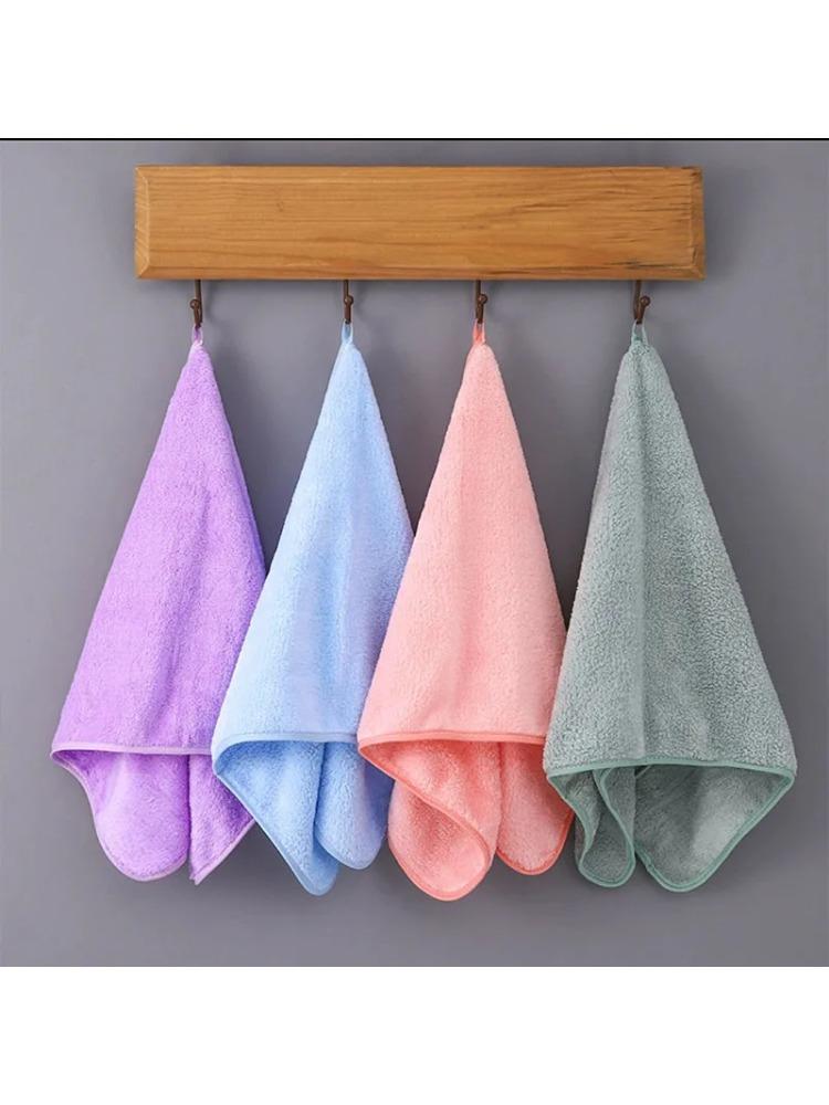 

Салфетка для лица из супертонкой микрофибры, впитывающая, из кораллового флиса высокой плотности, светло-зеленый