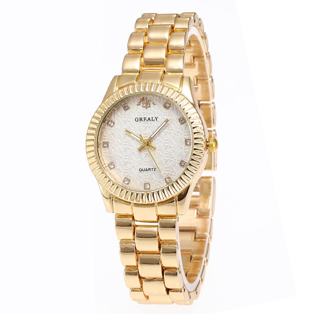 Ladies' Quartz Watch with Alloy Band: Fashionable and Casual Design