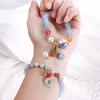 Bangles Blue Crystal Korean Style Bracelets Bead Bracelets Stone Bracelets Female Hand Chain
