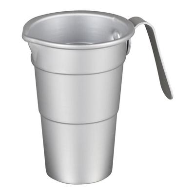 Tiroli Warmer for Warmed Sake, 2-Go Capacity, Aluminum, Made In Japan, Silver, G-0102