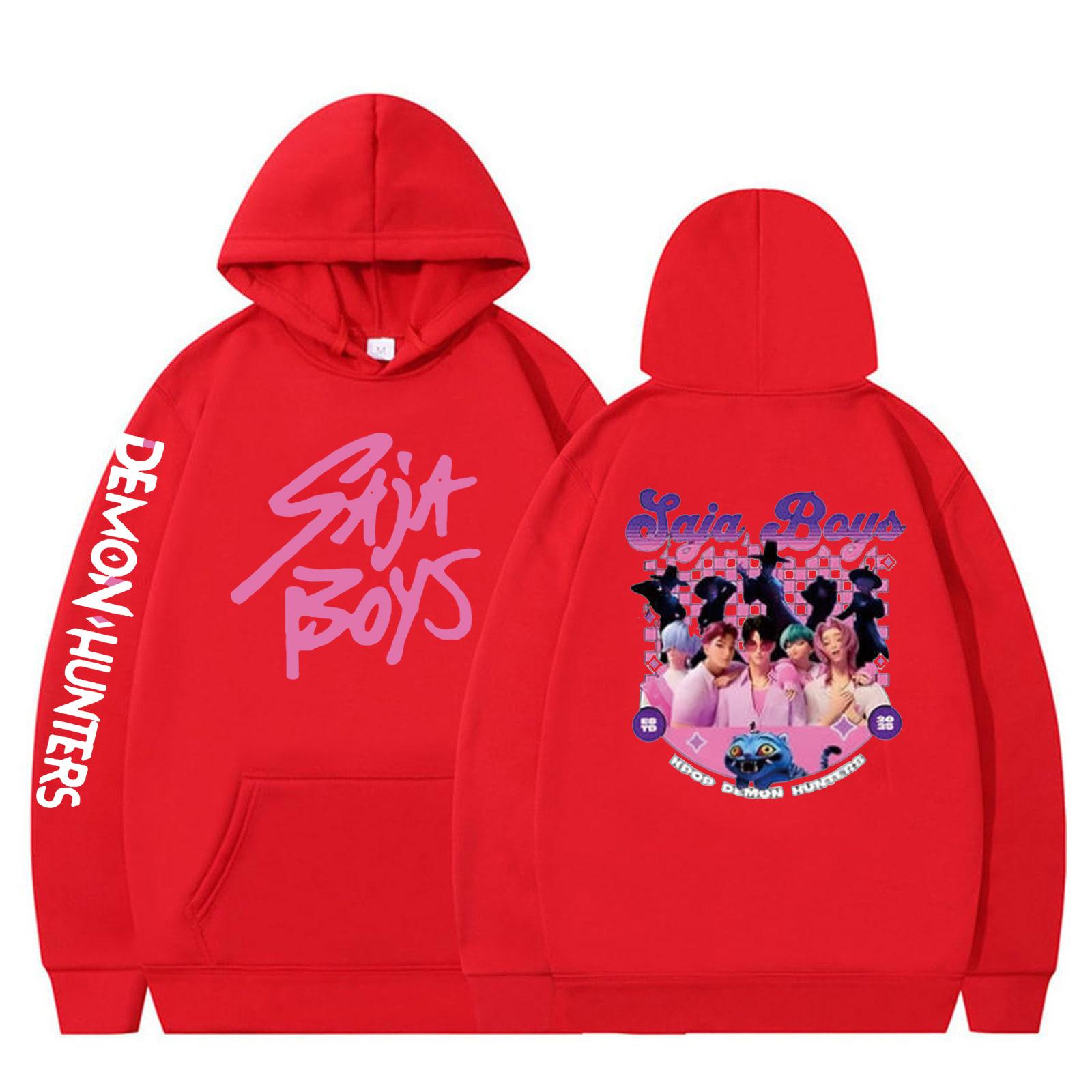 

Женские толстовки, осенняя мода, свитшоты с принтом, повседневная толстовка с длинным рукавом, свободная толстовка, осенняя толстовка L красный