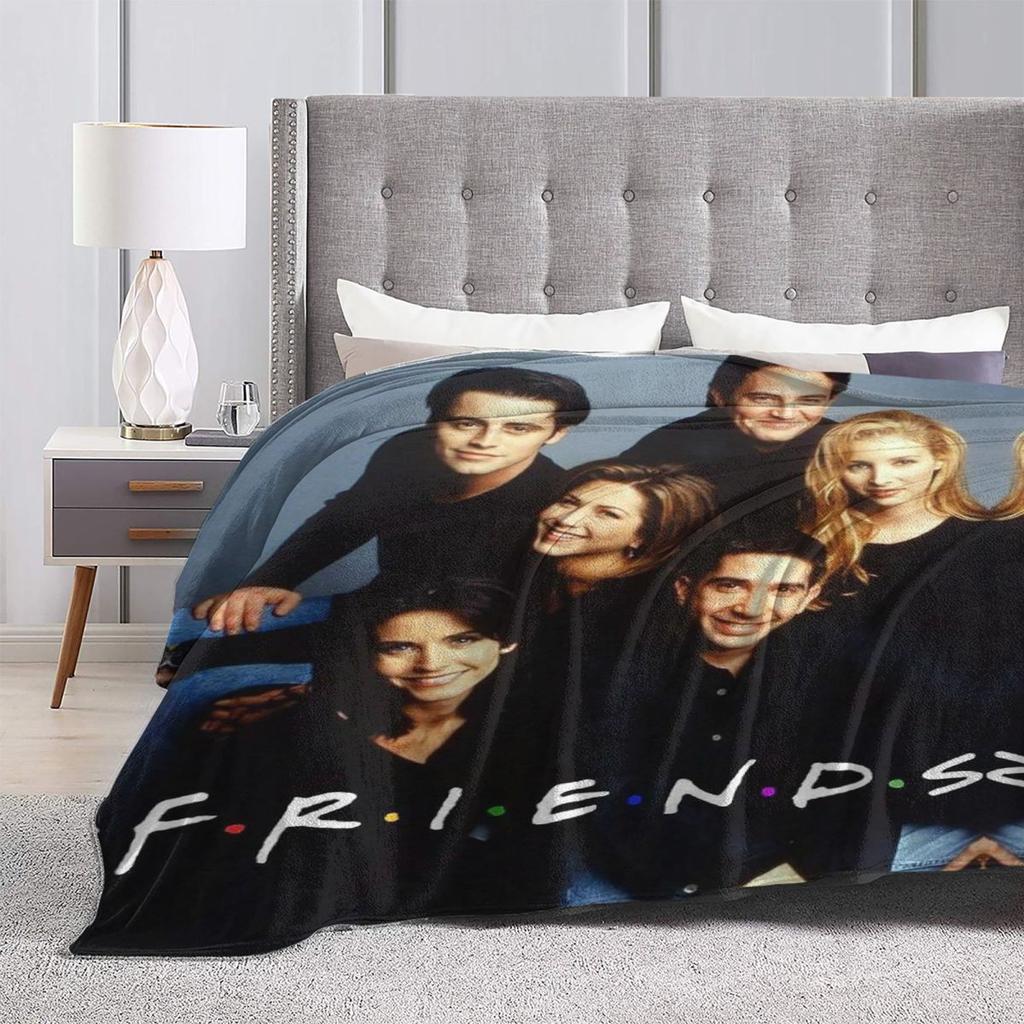 Picnic Friends TV Show Series Blankets Soft Warm Flannel Throw Blanket Cover for Bed Living room Picnic Travel Home Couch