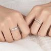 Little Prince & Rose Pink Diamond Star Couple Rings - Unisex, Fashionable & Versatile