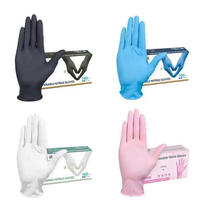 Durable Waterproof Disposable Nitrile Gloves for Kitchen and Housework
