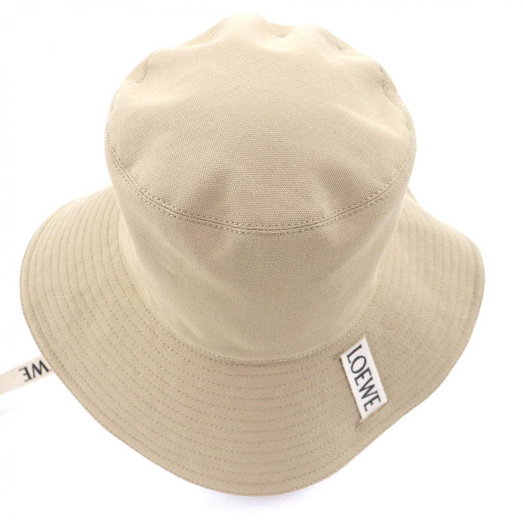 Excellent LOEWE hat beige cotton mens K820HF1X24 Used