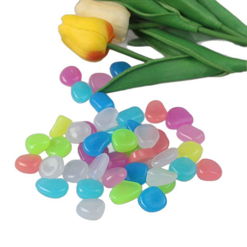 Fluorescent Pebbles for Aquarium & Garden Landscaping