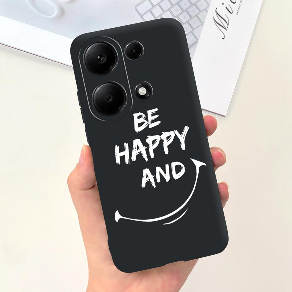For Xiaomi Redmi Note 13 Pro 4G 2024 Case Cute Love Heart Cactus Soft Matte TPU Cover For Xiaomi Poco M6 Pro 4G Note13 Pro Coque