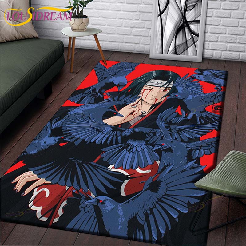 Anime Naruto Non-slip Rugs for Living Room Comfortable Carpet Soft Floor Mat Rugs for Bedroom Mat Area Rug Home Large Furry Mat