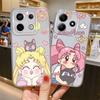 Case for Xiaomi Redmi Note 14 Pro Plus 9 10 14C 11 10S 13C 12 Note 13 11S A4 12S Soft Phone Cover Sailor Moon Anime