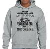 Never Underestimate An Old Man With A Motorbike Mens Funny BikerHoodie Bike
