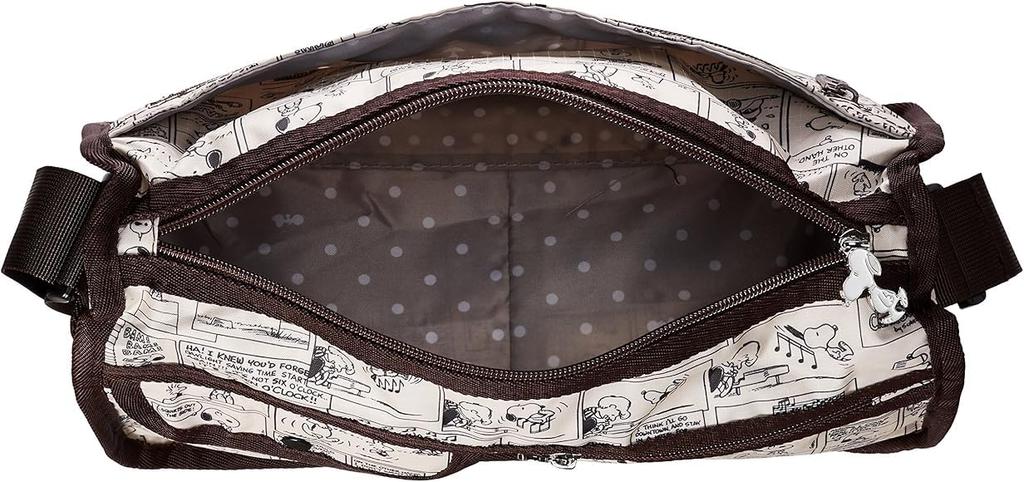Hapitas Snoopy Carry-On Shoulder Bag, Small, Town Shoulder Bag, SNOOPY H0131 PN22. Comic Natural