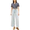 Tommy Hilfiger Polo Rayé Coupe Ample Col en V Manches Courtes Femme tops WW48720000-0BF