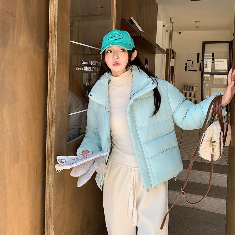 

Short down padded jacket women s winter 2025 new Korean version cotton jacket loose thickened bread jacket padded jacket XL