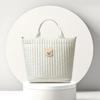 Travel Bag Embroidery Bear Pattern Diaper Bag Crossbody Bag Multiple Compartment Shoulder Bag Large Capacity Mom Bag