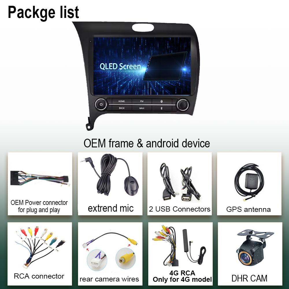 Car Radio Carplay For Kia Cerato 3 K3 Forte 2013 - 2018 GPS Navigation Multimedia Player Android Auto Stereo 5G Wifi No 2din DVD