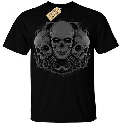 Skull Demon Gothic Rock Biker Skull Goth Skeleton Alternative Unisex T-Shirt