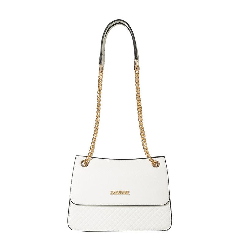 2025 New Indentation Plaid Women's Bag Fashionable Simple Chain Oblique Span Bag Light Luxury Fashion Women's Bag