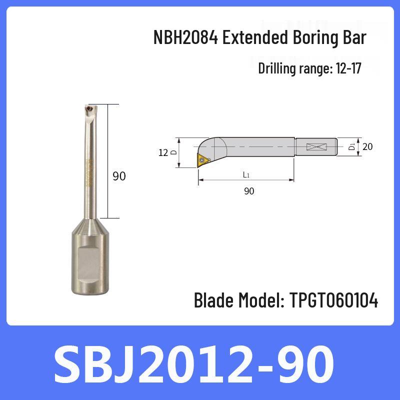 NBH2084 Fine Adjustment Boring Head Set with NBJ16 Offset and Fine Boring Bar