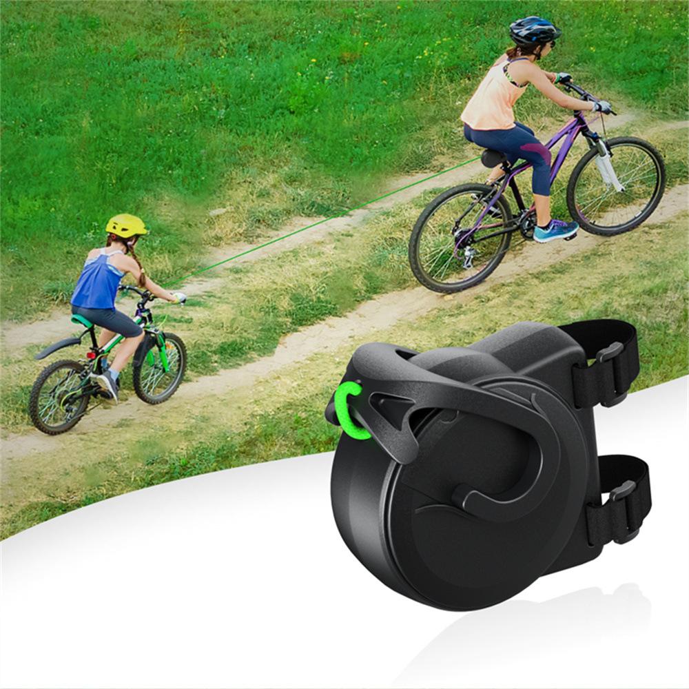 1/2Pcs Adjustable Bicycle Traction Rope Bike Anti-lost Elastic Trailer Tow Rope Outdoor Mountain Cycling Tools For Parent-Child