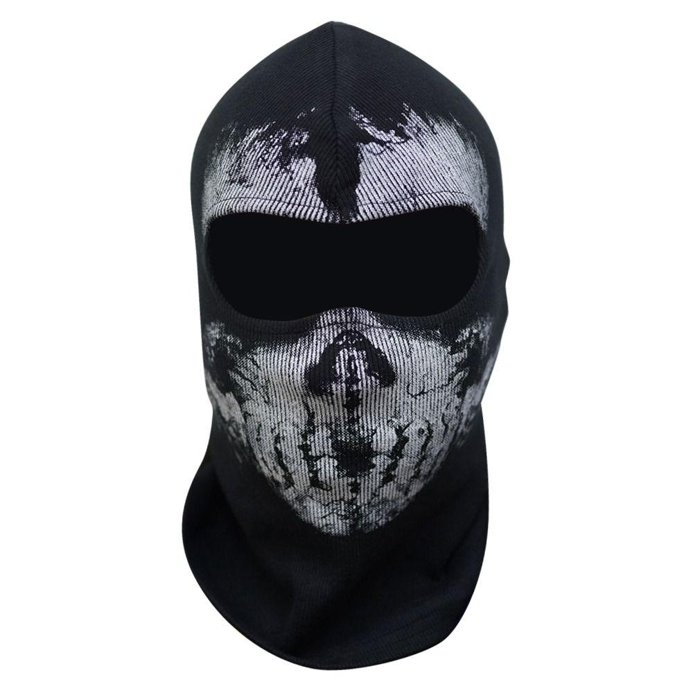 Máscara 3D Sem Costura Protetor Solar Máscara de Halloween Máscara de Festa Prática Ciclismo