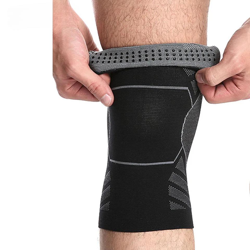 1PCS Sports Compression Knee Brace Elastic Support Pads Knee Pads Fitness Equipment Volleyball Basketball Cycling