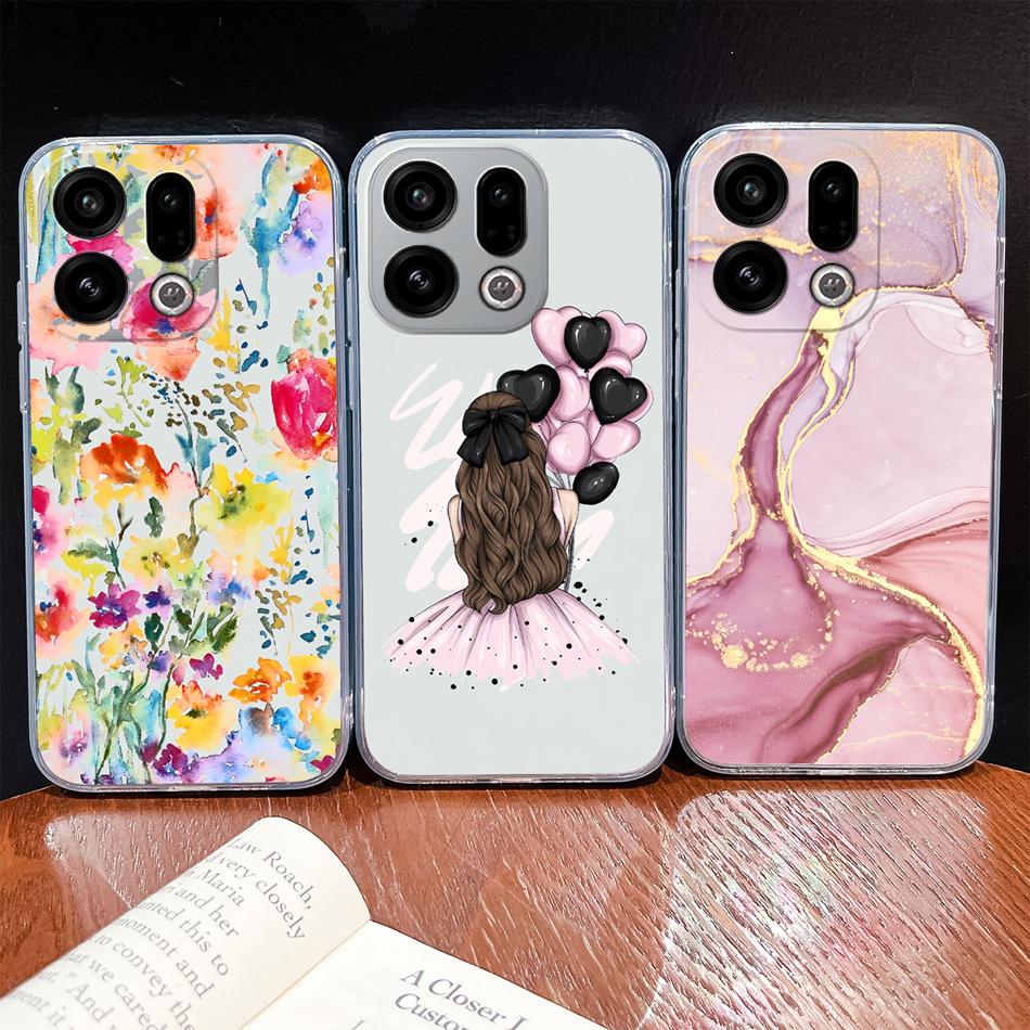 For Oppo Find X9 Pro Phone Case Unique Style Soft TPU Transparent Silicone Lightweight Cover For Oppo Find X 9 Protective Shell