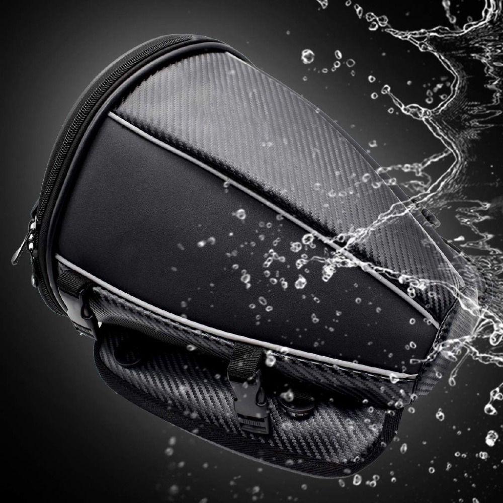Waterproof Rear Seat Strap Bag Durable Back Seat Carry Luggage Bag Motorcycle Tail Bag  Saddle