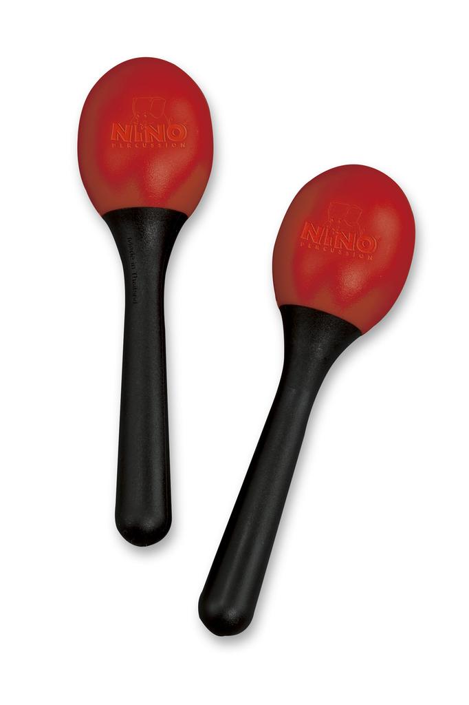 NINO Plastic Maracas, Red, Small Size, NINO569R, Authentic Japanese Product