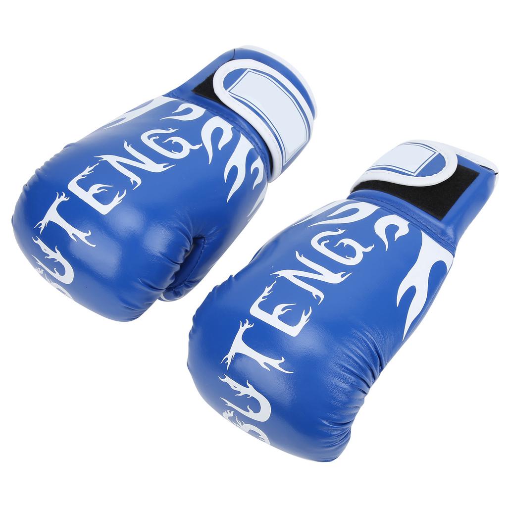 2PCS Kid Boxing Gloves Children Hand Protection for Fighting Striker Bagwork Outdoor Sport Blue