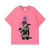 275 GSM Washed T-shirts 100% Cotton Kaiju No 8 V12 Soshiro Print Unisex Heavy Cotton T Shirt