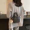 New 2025 Portable Wing Bag Matte Retro Bucket Bag Niche Design Commuter Shoulder Messenger Bag Women
