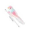 6/5pcs Garden Landscape Decor Simulation Birds Photography Props with Clip Foam Feathers Birds Colorful Home Decor