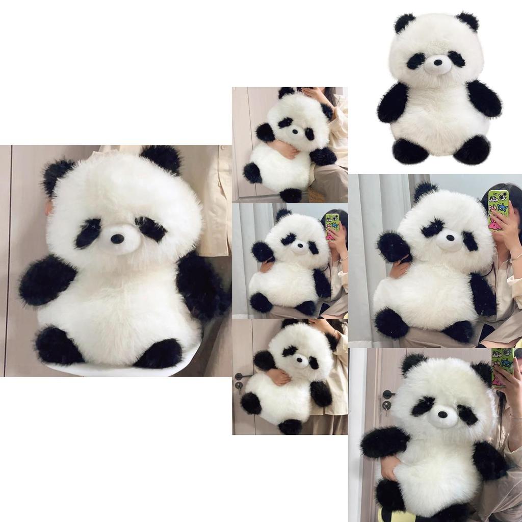 Adorable Original Panda Plush Toy For Girls Soft Stuffed Animal Pillow Companion