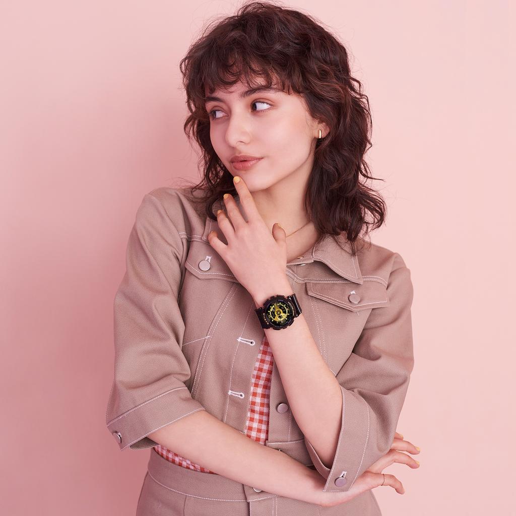 Casio G-SHOCK Erkek Reçine 100M Suya Dayanıklı Analog Darbeye Dayanıklı Kuvars Saat BA-110X-1A